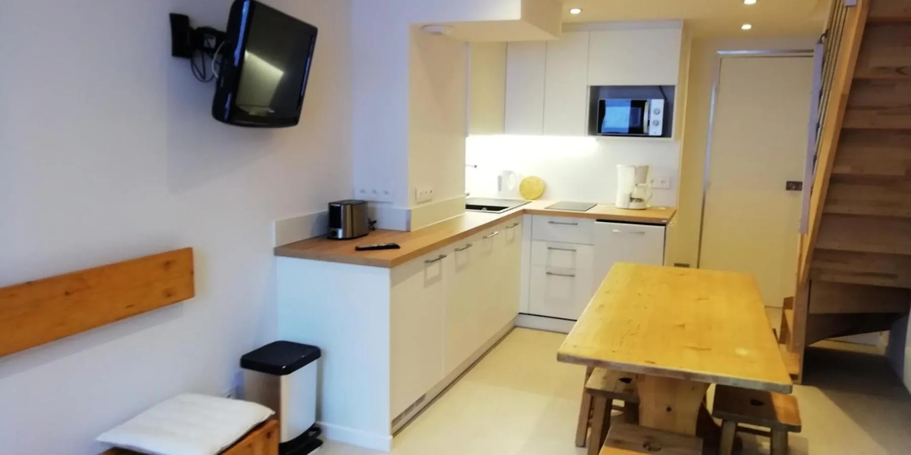 Residence Aiguille Grive Bat II - Appartement 2 Pieces En Duplex Pour 5 Personnes, Proche Des Pistes Dans Le Village De Charmettoger A Arc 1800. Mae-6573 Les Arcs  Apartment